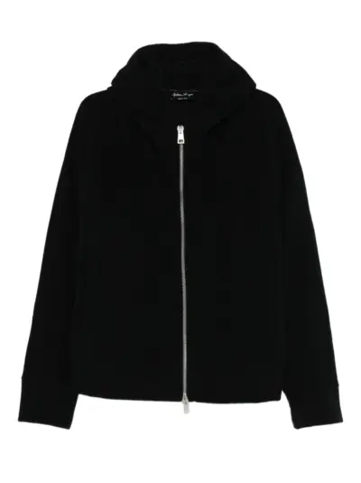 Andrea Ya'aqov zip-up hoodie - Black