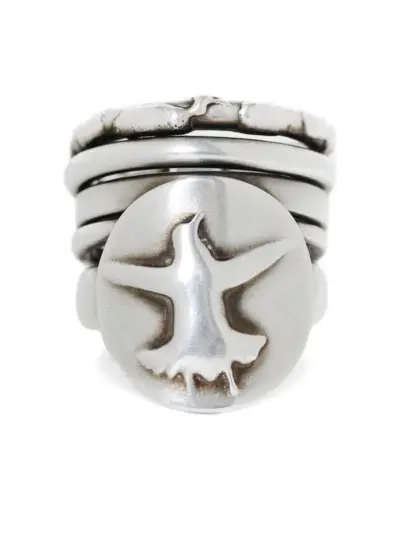 Ann Demeulemeester Mossa Flying Bird ring - Silver