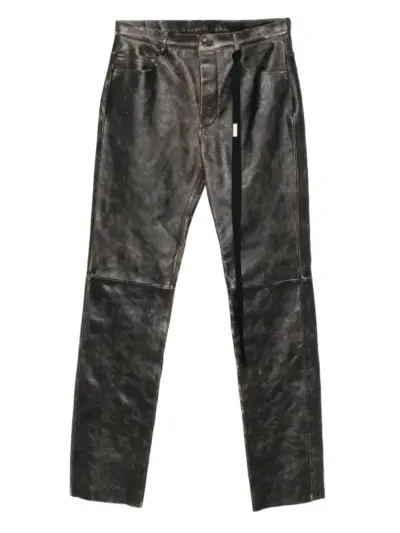 Ann Demeulemeester panelled trousers - Grey