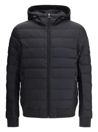 Belstaff Control quilted hooded jacket - Black