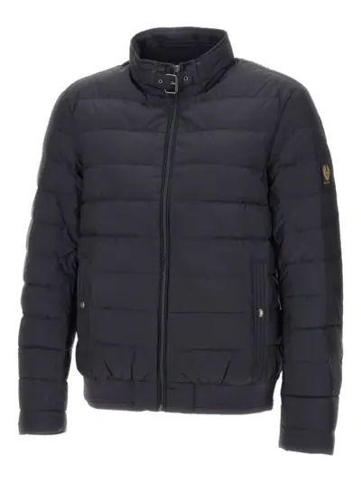 Belstaff quilted zip-front jacket - Blue