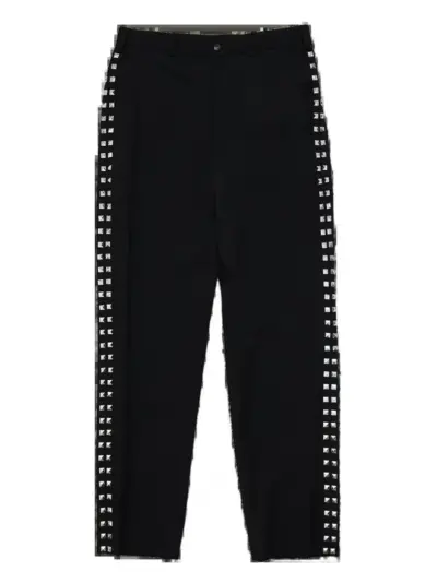 Black Comme Des Garçons studded trousers