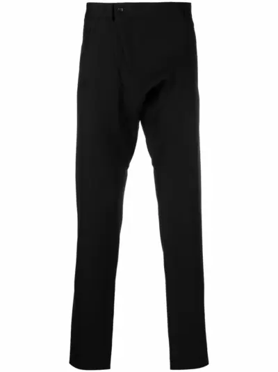 Comme des Garçons Homme Plus four-pocket wool straight-leg trousers - Black