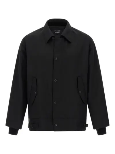 Comme des Garçons Homme press-stud fastening jacket - Black