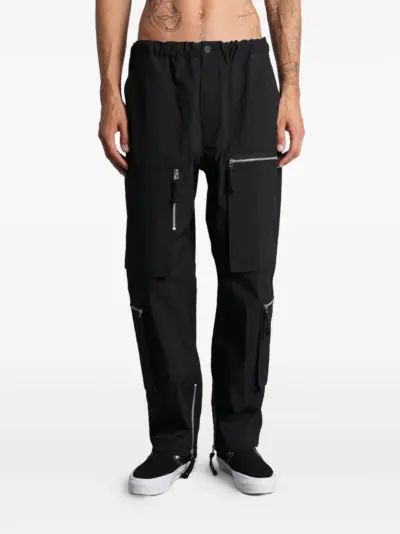 Comme des Garçons Homme zip-detail pocket trousers - Black