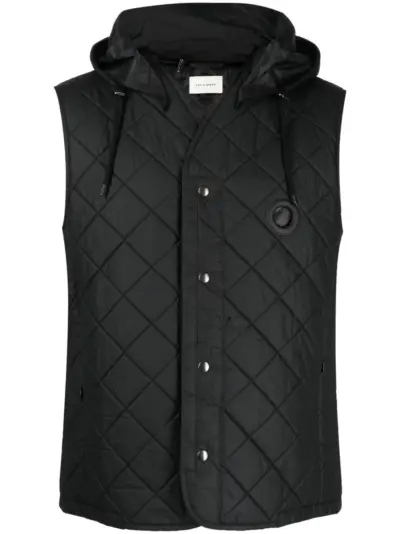 Craig Green button-up quilted gilet - Black