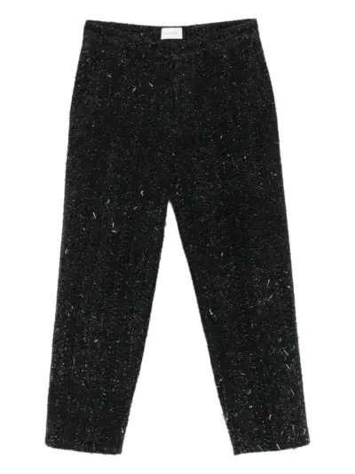 Craig Green straight-leg bouclé trousers - Black