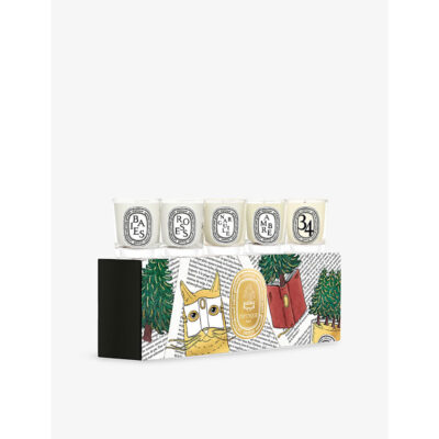 Diptyque Diptyque Holiday Edition Miniature Scented Candle Set Of Five