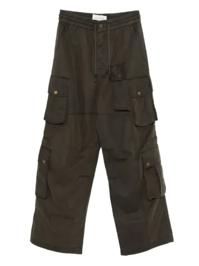 Feng Chen Wang cargo-pocket trousers - Brown