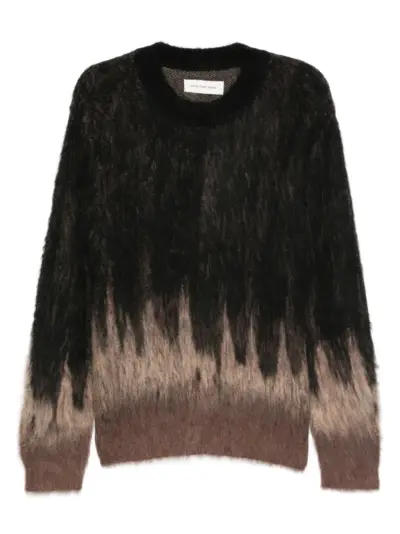 Feng Chen Wang gradient-effect sweater - Brown