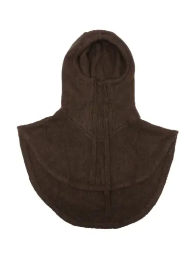 Frei-Mut anchor hooded balaclava - Brown