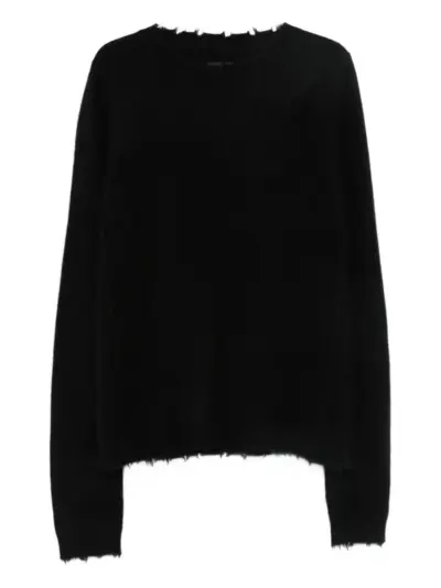 Frei-Mut frayed sweater - Black