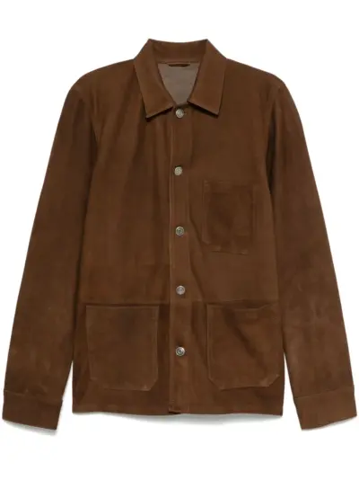 Giorgio Brato suede jacket - Brown