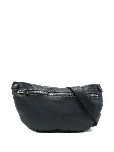 Guidi leather belt bag - Blue