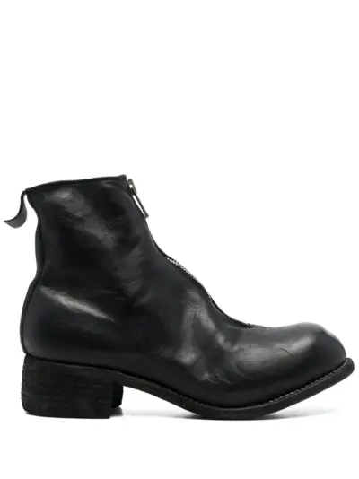 Guidi zip-up ankle boots - Black