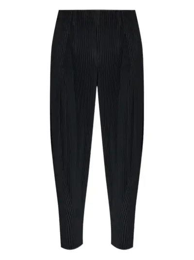 Homme Plissé Issey Miyake pleated trousers - Black