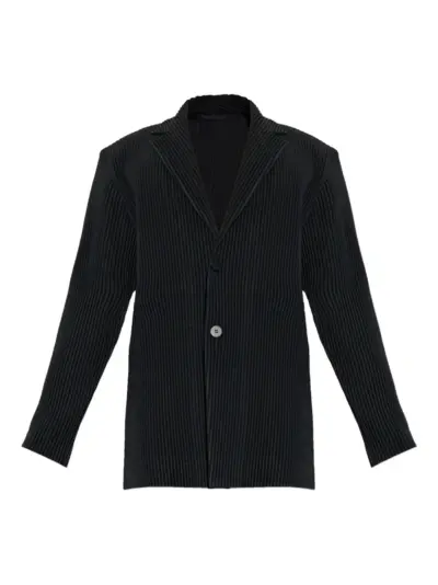 Homme Plissé Issey Miyake plissé blazer - Black