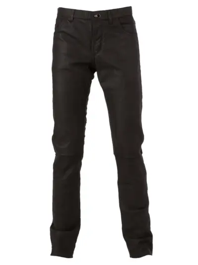 Isaac Sellam Experience 'Furax' lambskin trousers - Black
