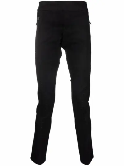 Isaac Sellam Experience slim-cut lambskin trousers - Black