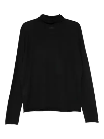 Isabel Benenato fine-knit jumper - Black