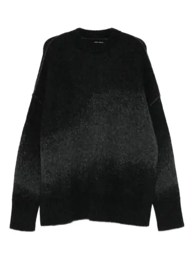 Isabel Benenato patterned-jacquard jumper - Grey