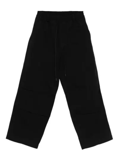 Isabel Benenato woven trousers - Black