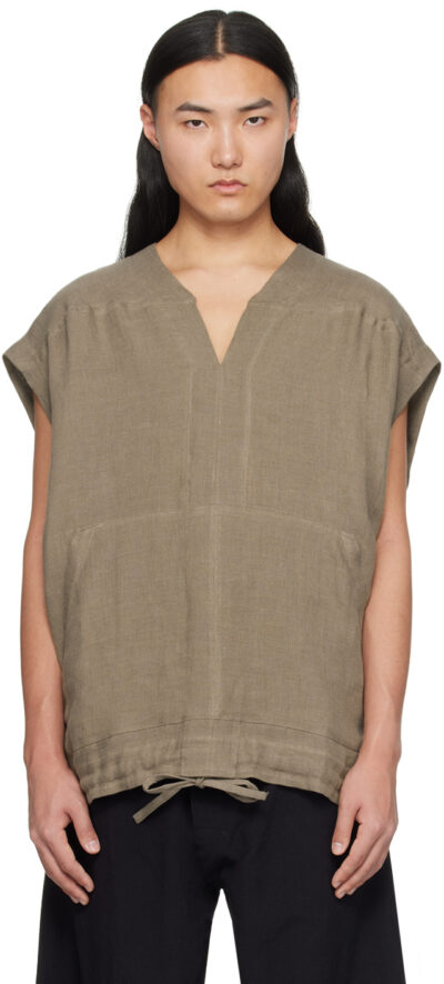 Jan-Jan Van Essche Khaki #35 Shirt