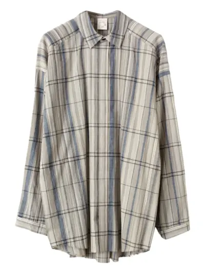 Jan Jan Van Essche plaid madras shirt - Brown