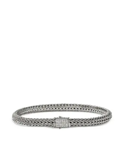 John Hardy sterling silver Icon diamond bracelet