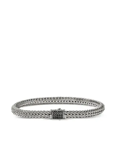 John Hardy sterling silver Icon sapphire bracelet