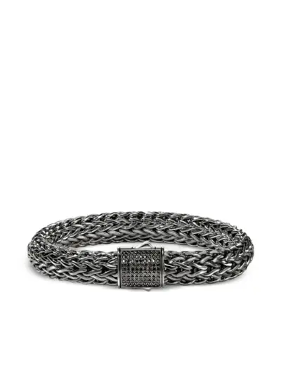 John Hardy sterling silver Icon sapphire bracelet