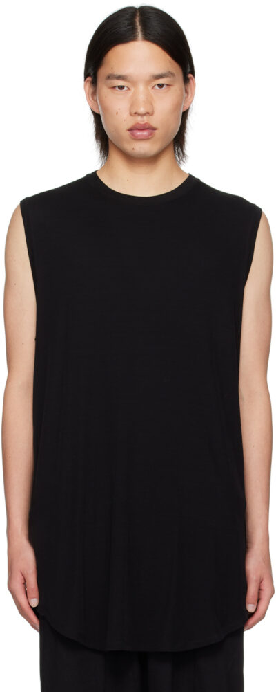 Julius Black Basic Tank Top