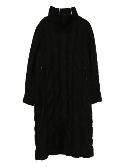 Julius zip-up padded coat - Black