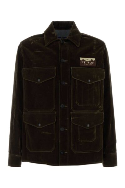 Junya Watanabe Dark Brown Velvet Jacket