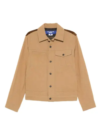 Junya Watanabe MAN panelled shirt jacket - Neutrals