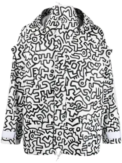 Junya Watanabe MAN x Keith Haring graphic-print jacket - White
