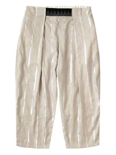 KAPITAL Phillies Stripe trousers - Neutrals
