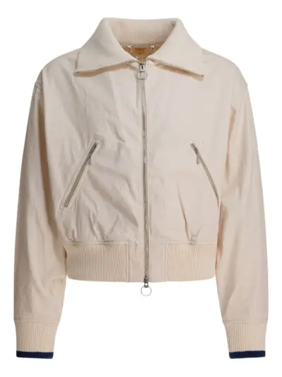 KAPITAL zip-front ribbed-cuff jacket - Neutrals