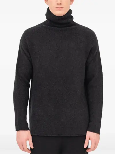 Label Under Construction long-sleeves turtleneck sweater - Black