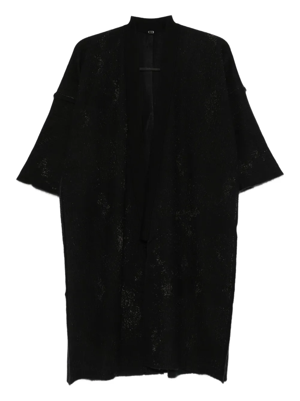 Label Under Construction v-neck cardigan - Black