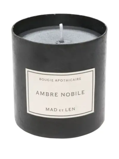 MAD et LEN Ambre Nobile candle (300g) - Black