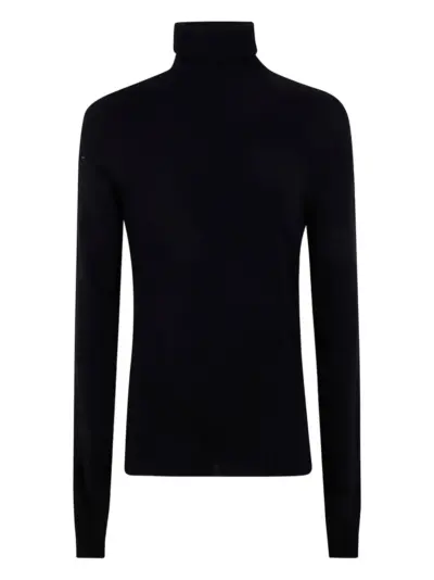 MD75 roll-neck top - Black