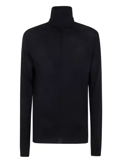 MD75 roll-neck top - Black