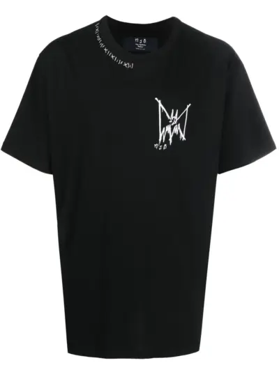 MJB Marc Jacques Burton logo-print short-sleeve T-shirt - Black