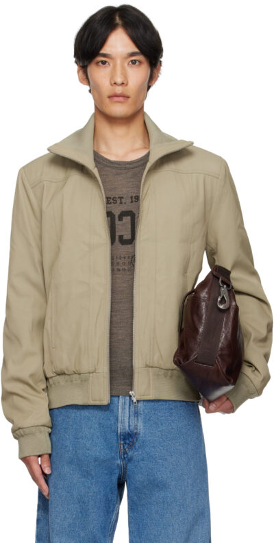MM6 Maison Margiela Beige Sports Jacket