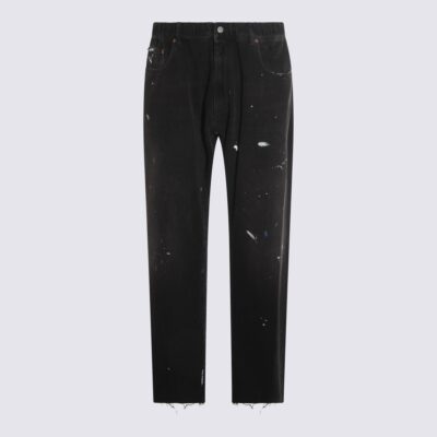 MM6 Maison Margiela Black Cotton Jeans