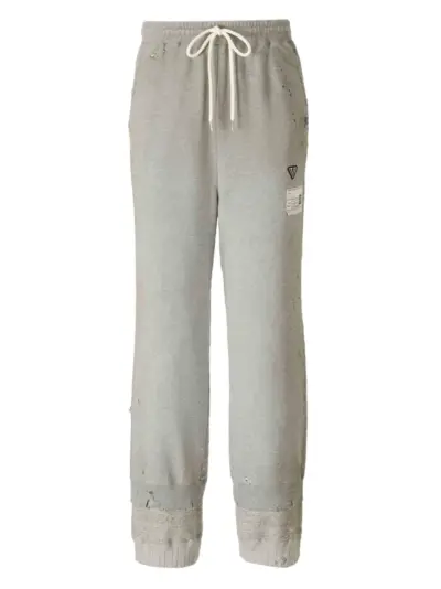 Maison MIHARA YASUHIRO distressed hem trousers - Grey