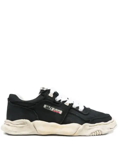 Maison MIHARA YASUHIRO lace-up fastening sneakers - Black
