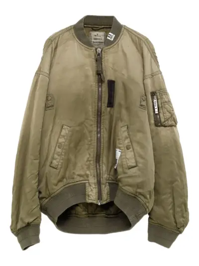 Maison MIHARA YASUHIRO zip-fastening bomber jacket - Green