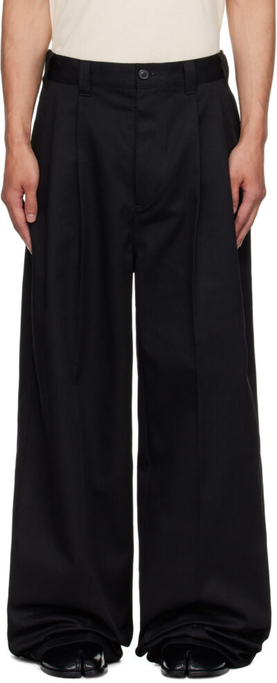 Maison Margiela Black Skater Chino Trousers